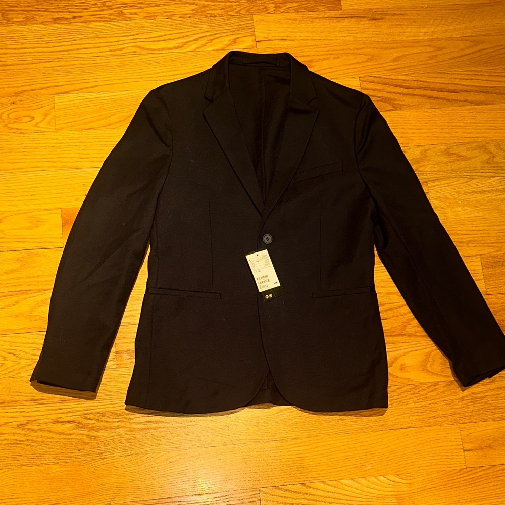 H&M Slim Fit Navy Blue Blazer 40R USA/EUR 50